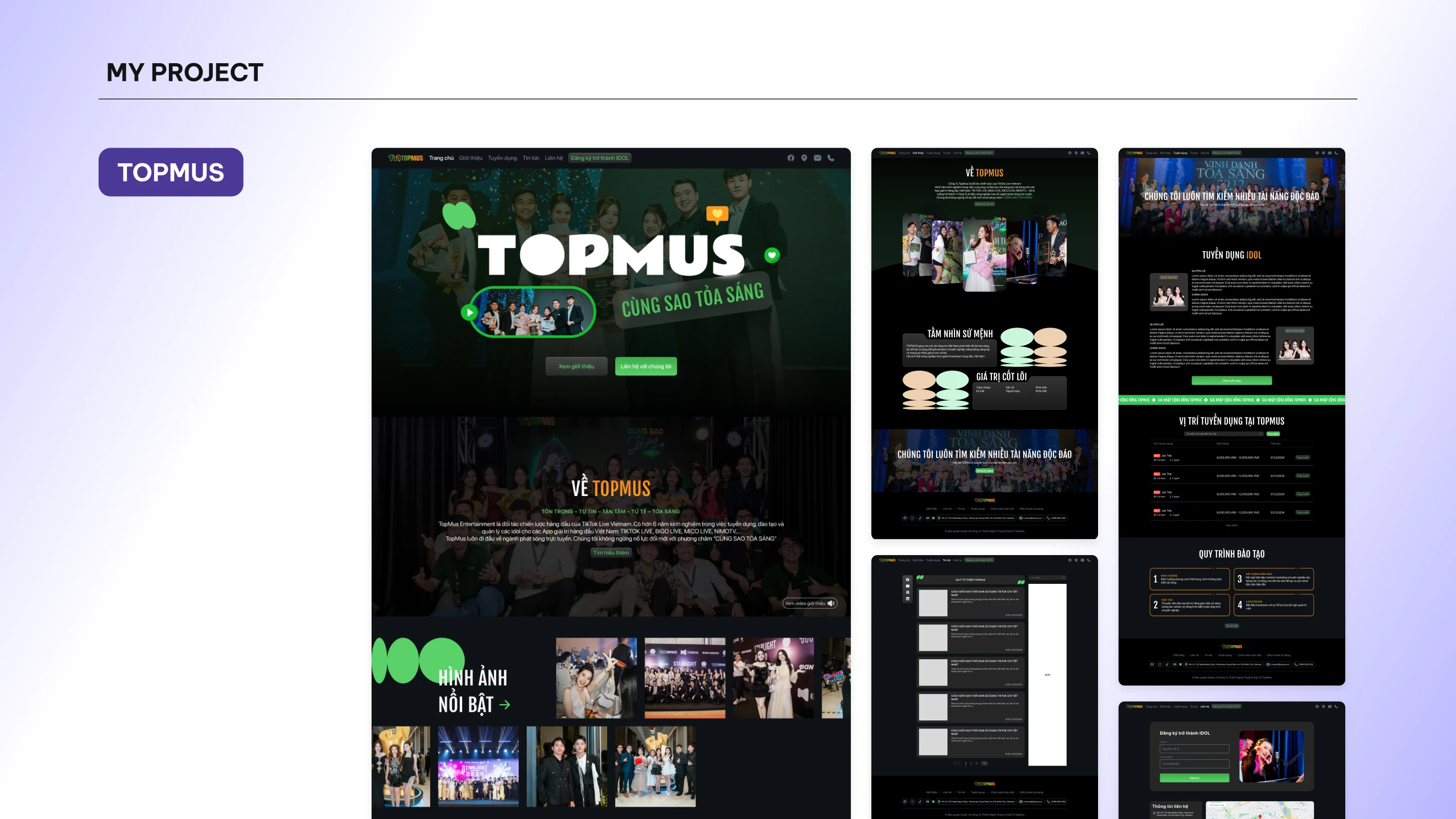 Topmus Website
